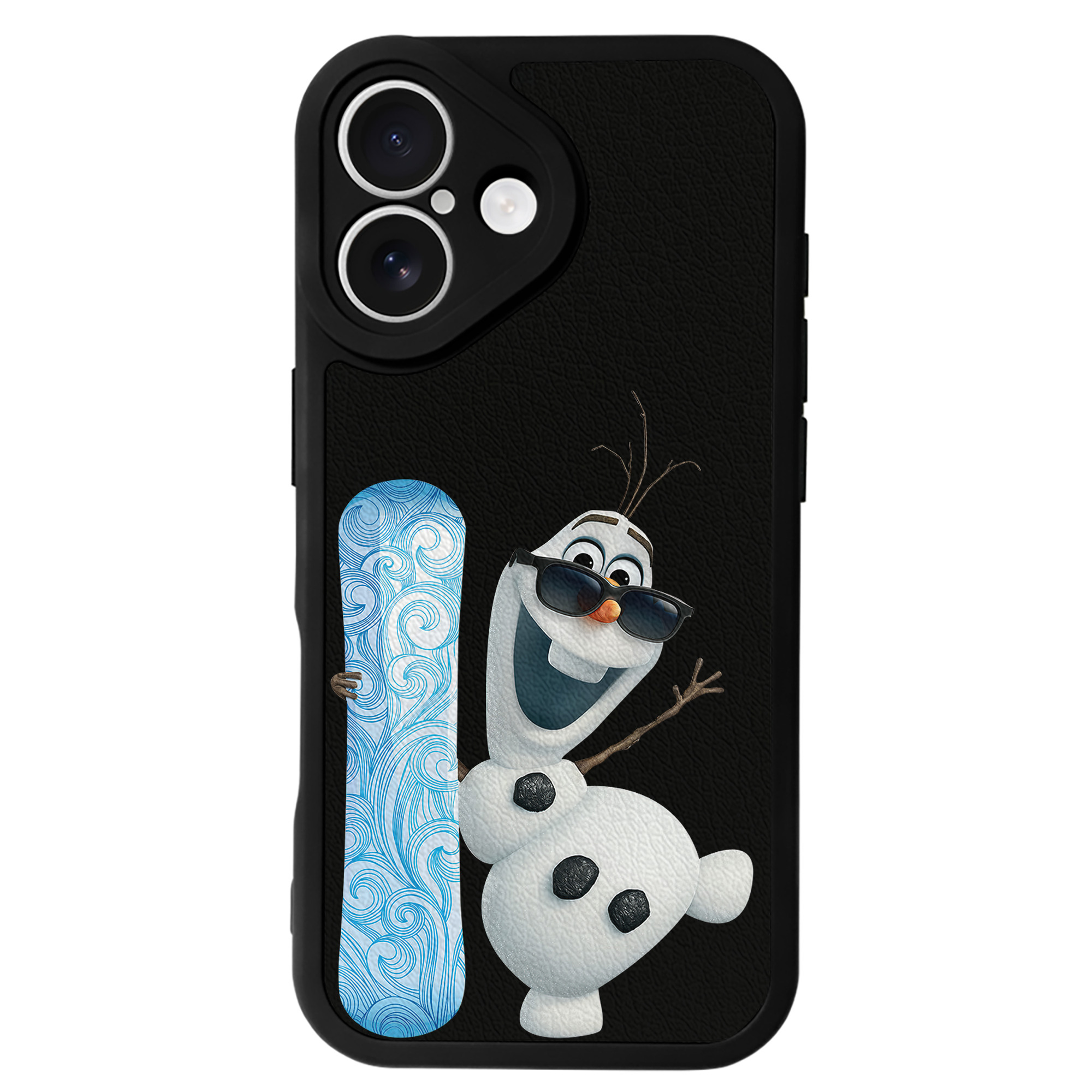 （画像用） アナと雪の女王 アンナ エルサ Frozen Anna Elsa 【iPhone 16シリーズ対応】シリコンスマホケース（レザー調） 材質：シリコン